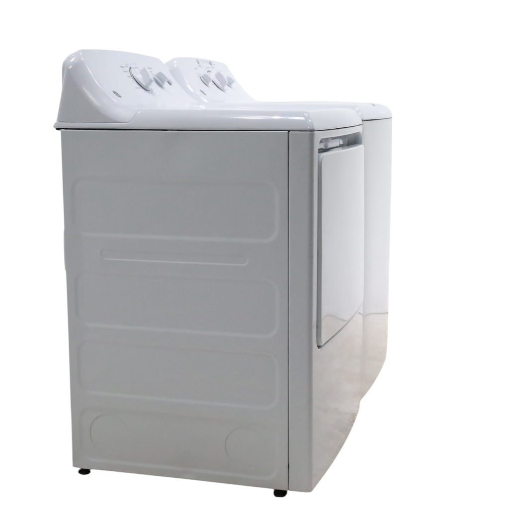 Pictures of GE 3.8 cu. ft. Top Load Washer with Heavy-Duty Agitator and 6.2 cu. ft. Electric Dryer with 120 ft Venting - Certified Refurbished - Neu Appliance Outlet - Discount Appliance Outlet in Austin, Tx