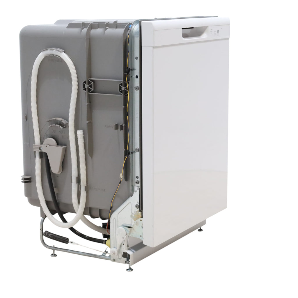 Pictures of GE® White ENERGY STAR® Dishwasher with Front Controls and Dry Boost - Open Box - Neu Appliance Outlet - Discount Appliance Outlet in Austin, Tx