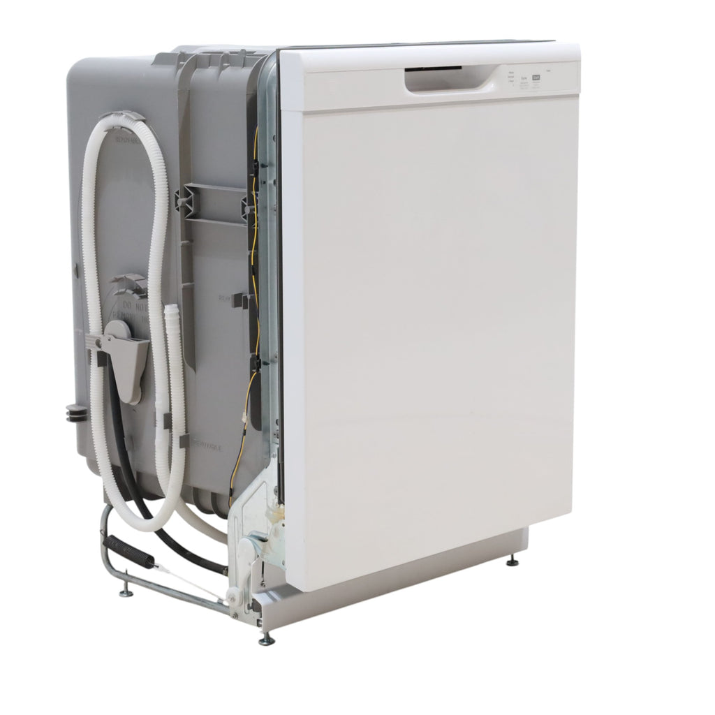 Pictures of GE® White ENERGY STAR® Dishwasher with Front Controls and Dry Boost - Open Box - Neu Appliance Outlet - Discount Appliance Outlet in Austin, Tx
