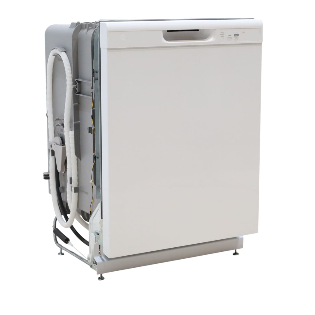 Pictures of GE® White ENERGY STAR® Dishwasher with Front Controls and Dry Boost - Open Box - Neu Appliance Outlet - Discount Appliance Outlet in Austin, Tx