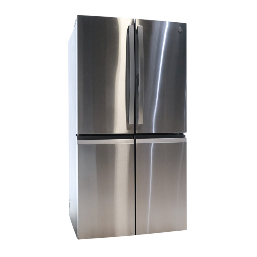 Pictures of GE Profile™ Fingerprint Resistant Stainless ENERGY STAR® 28.4 Cu. Ft. Quad-Door Refrigerator with Dual-Dispense AutoFill Pitcher and Door in Door - Open Box - Neu Appliance Outlet - Discount Appliance Outlet in Austin, Tx