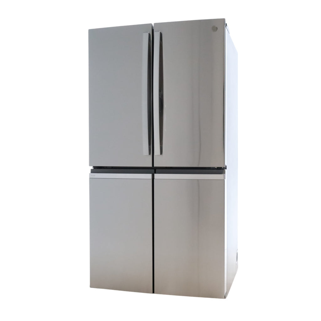 GE Profile™ Fingerprint Resistant Stainless ENERGY STAR® 28.4 Cu. Ft. Quad-Door Refrigerator with Dual-Dispense AutoFill Pitcher and Door in Door - Open Box