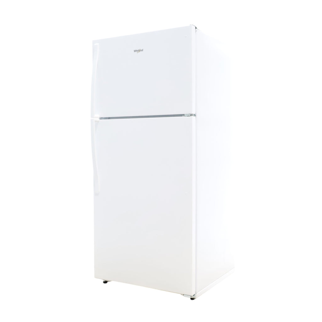 Pictures of 28" Wide White Whirlpool 14.3 cu. ft. Top Freezer Refrigerator with Reversible Doors - Open Box - Neu Appliance Outlet - Discount Appliance Outlet in Austin, Tx