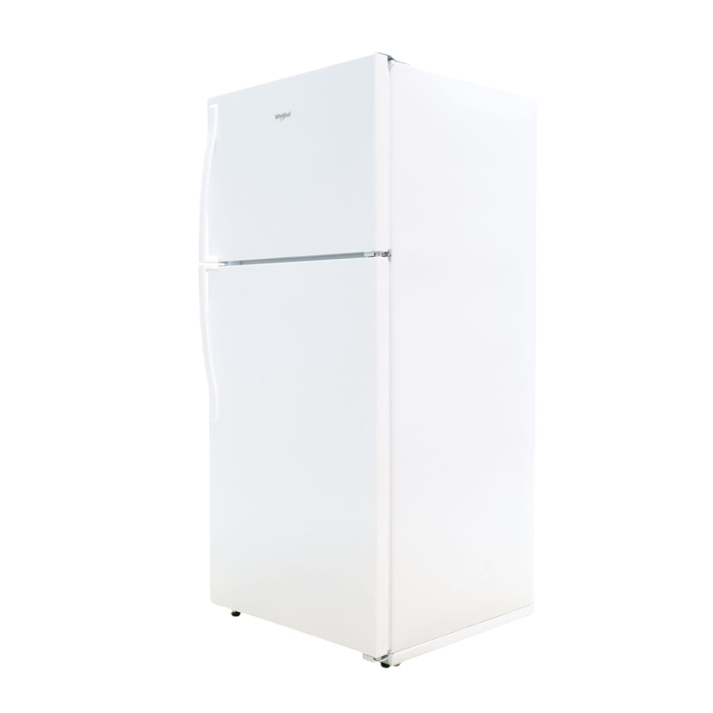 Pictures of 28" Wide White Whirlpool 14.3 cu. ft. Top Freezer Refrigerator with Reversible Doors - Open Box - Neu Appliance Outlet - Discount Appliance Outlet in Austin, Tx