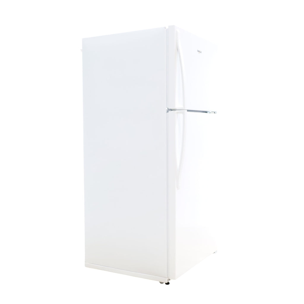 28" Wide White Whirlpool 14.3 cu. ft. Top Freezer Refrigerator with Reversible Doors - Open Box