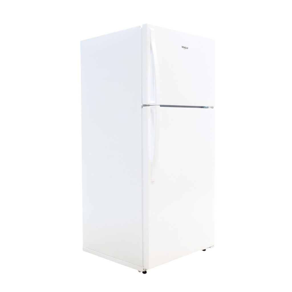 28" Wide White Whirlpool 14.3 cu. ft. Top Freezer Refrigerator with Reversible Doors - Open Box