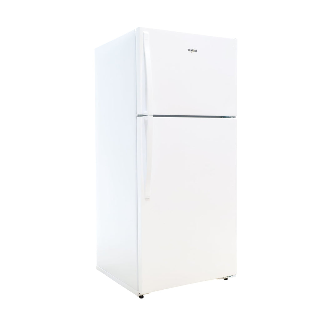 28" Wide White Whirlpool 14.3 cu. ft. Top Freezer Refrigerator with Reversible Doors - Open Box