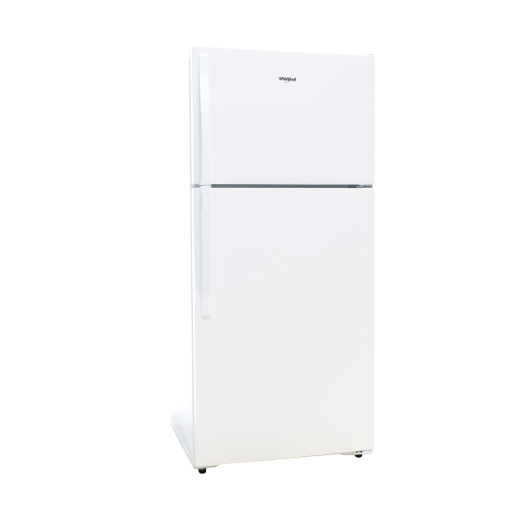 28" Wide White Whirlpool 14.3 cu. ft. Top Freezer Refrigerator with Reversible Doors - Open Box