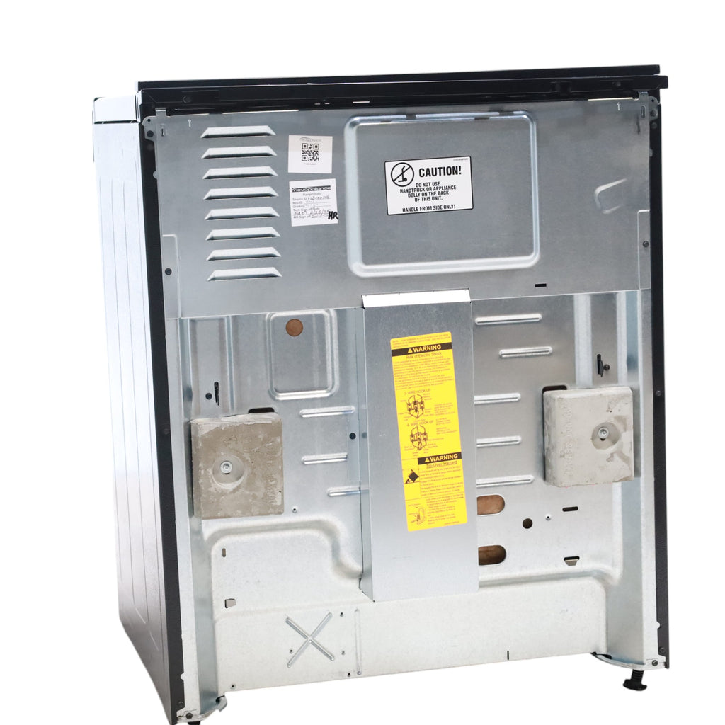 Pictures of GE® Stainless Steel 30" Front Control Slide-In Electric Range with Crisp Mode and 5 Burner Radiant Cooktop - Scratch & Dent - Open Box - Neu Appliance Outlet - Discount Appliance Outlet in Austin, Tx