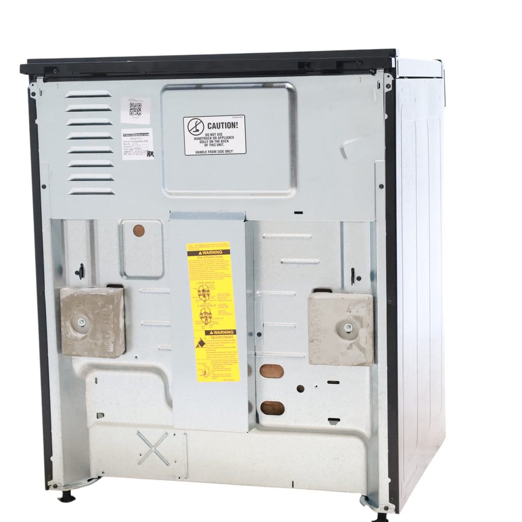 Pictures of GE® Stainless Steel 30" Front Control Slide-In Electric Range with Crisp Mode and 5 Burner Radiant Cooktop - Scratch & Dent - Open Box - Neu Appliance Outlet - Discount Appliance Outlet in Austin, Tx