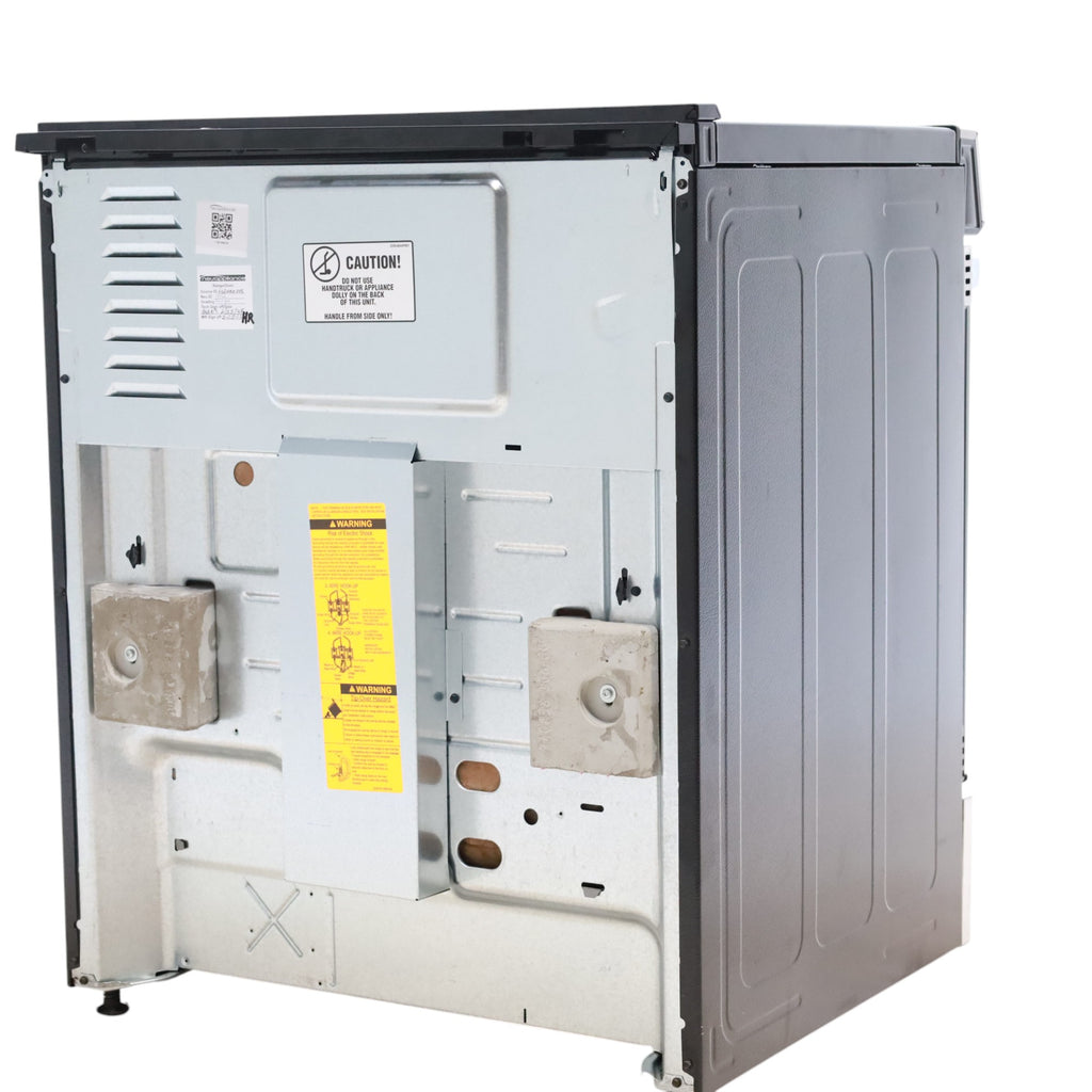 Pictures of GE® Stainless Steel 30" Front Control Slide-In Electric Range with Crisp Mode and 5 Burner Radiant Cooktop - Scratch & Dent - Open Box - Neu Appliance Outlet - Discount Appliance Outlet in Austin, Tx