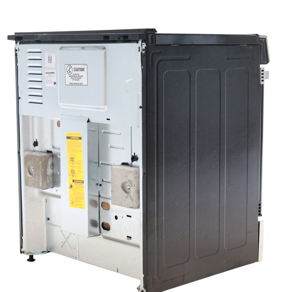 GE® Stainless Steel 30" Front Control Slide-In Electric Range with Crisp Mode and 5 Burner Radiant Cooktop - Scratch & Dent - Open Box