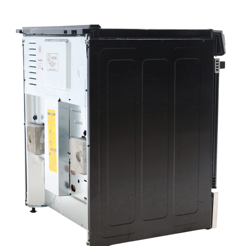 GE® Stainless Steel 30" Front Control Slide-In Electric Range with Crisp Mode and 5 Burner Radiant Cooktop - Scratch & Dent - Open Box