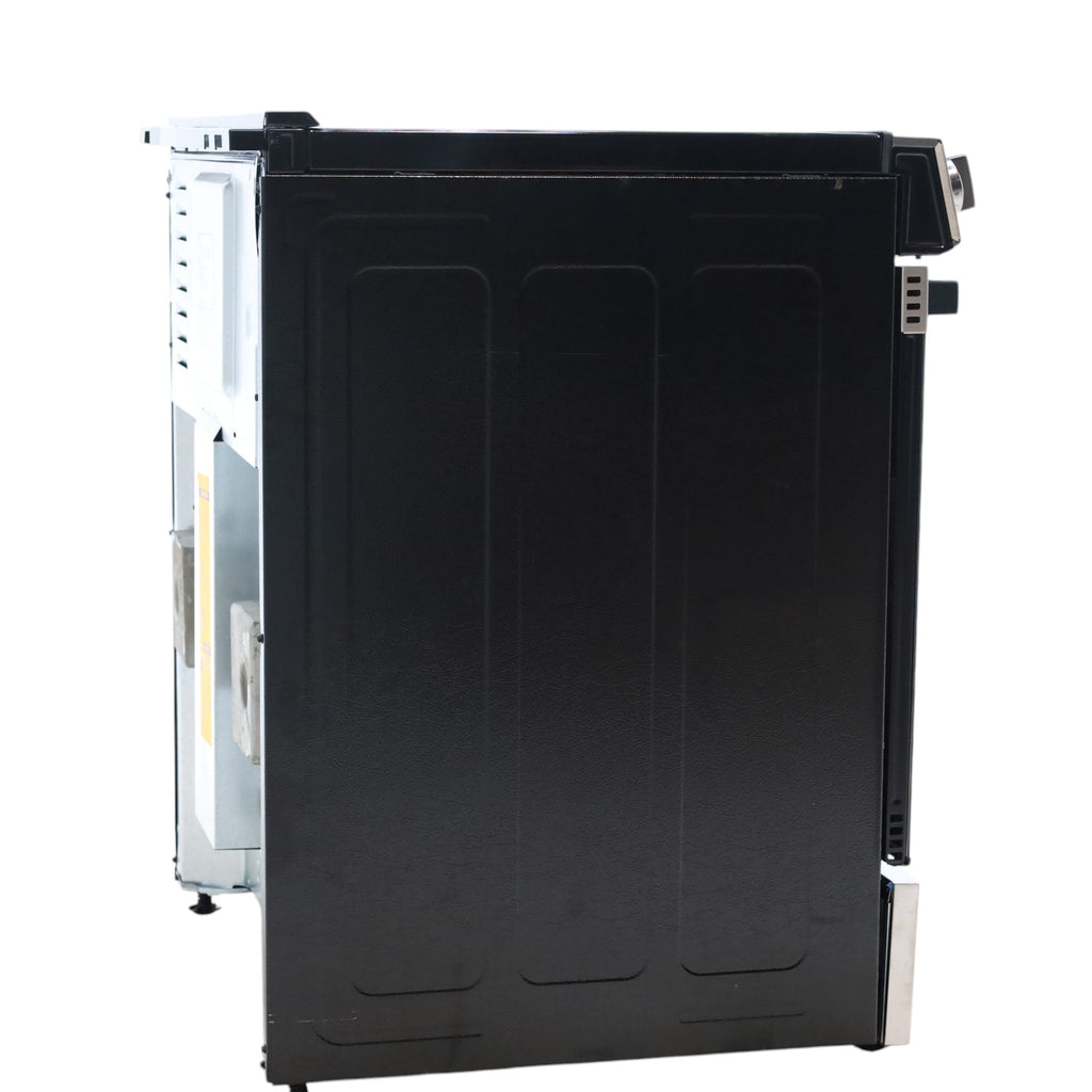 GE® Stainless Steel 30" Front Control Slide-In Electric Range with Crisp Mode and 5 Burner Radiant Cooktop - Scratch & Dent - Open Box