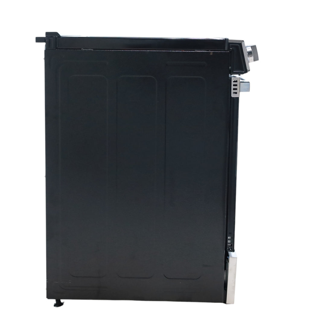 GE® Stainless Steel 30" Front Control Slide-In Electric Range with Crisp Mode and 5 Burner Radiant Cooktop - Scratch & Dent - Open Box