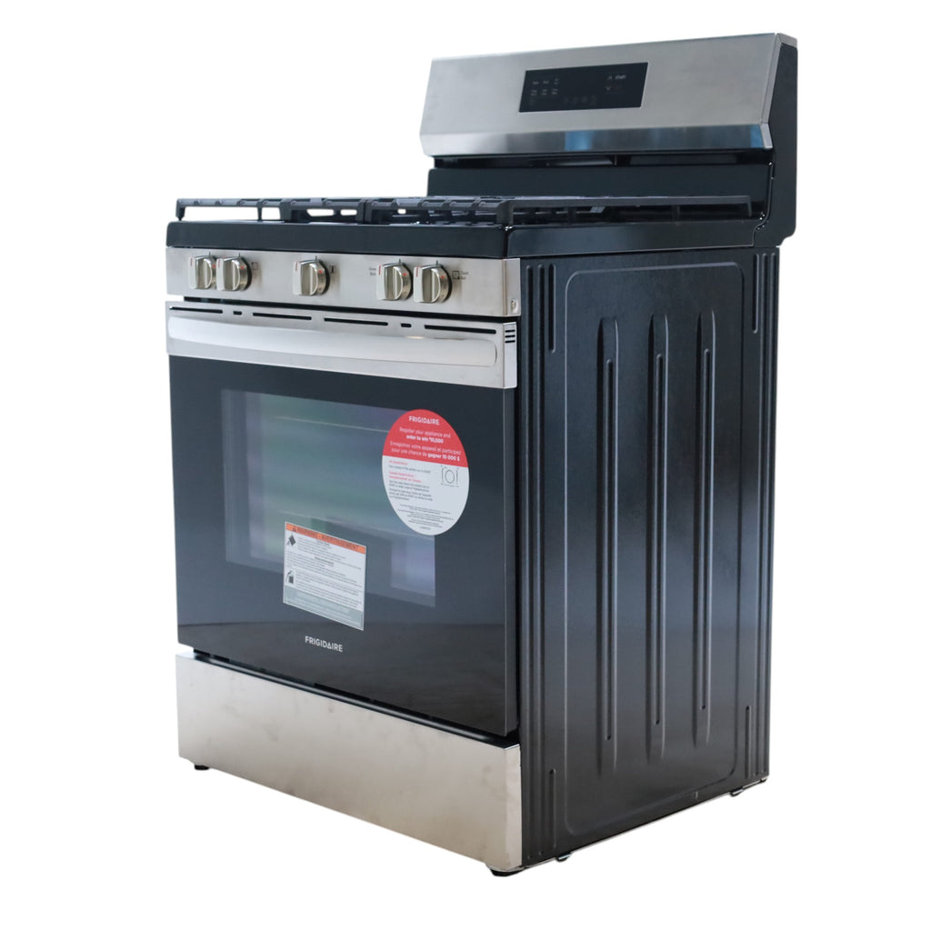 Frigidaire Stainless Steel 30" Gas Range with Air Fry and Five Burner Cooktop - Scratch & Dent - Minor