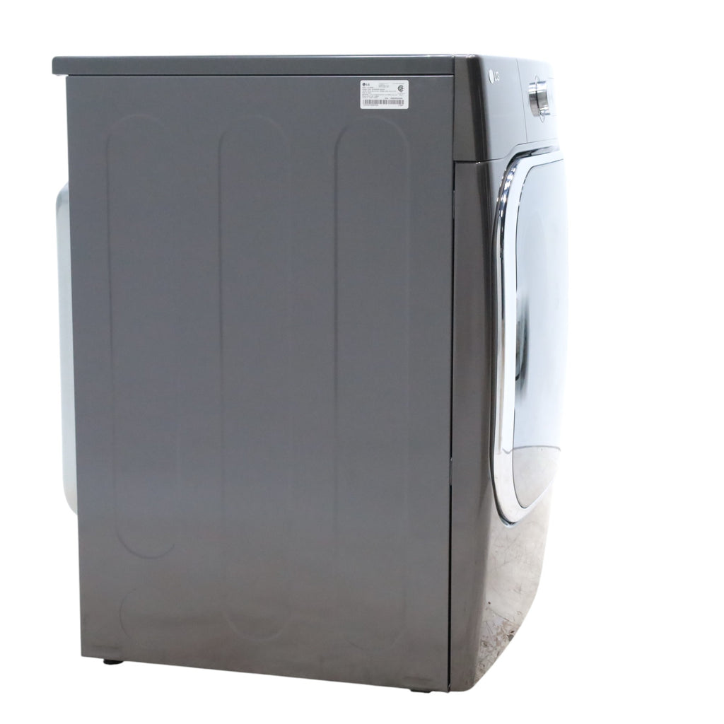 Pictures of LG Black Steel 9.0 cu. ft. Mega Capacity Smart wi-fi Enabled Front Load Electric Dryer with TurboSteam™ and Built-In Intelligence - Open Box - Neu Appliance Outlet - Discount Appliance Outlet in Austin, Tx