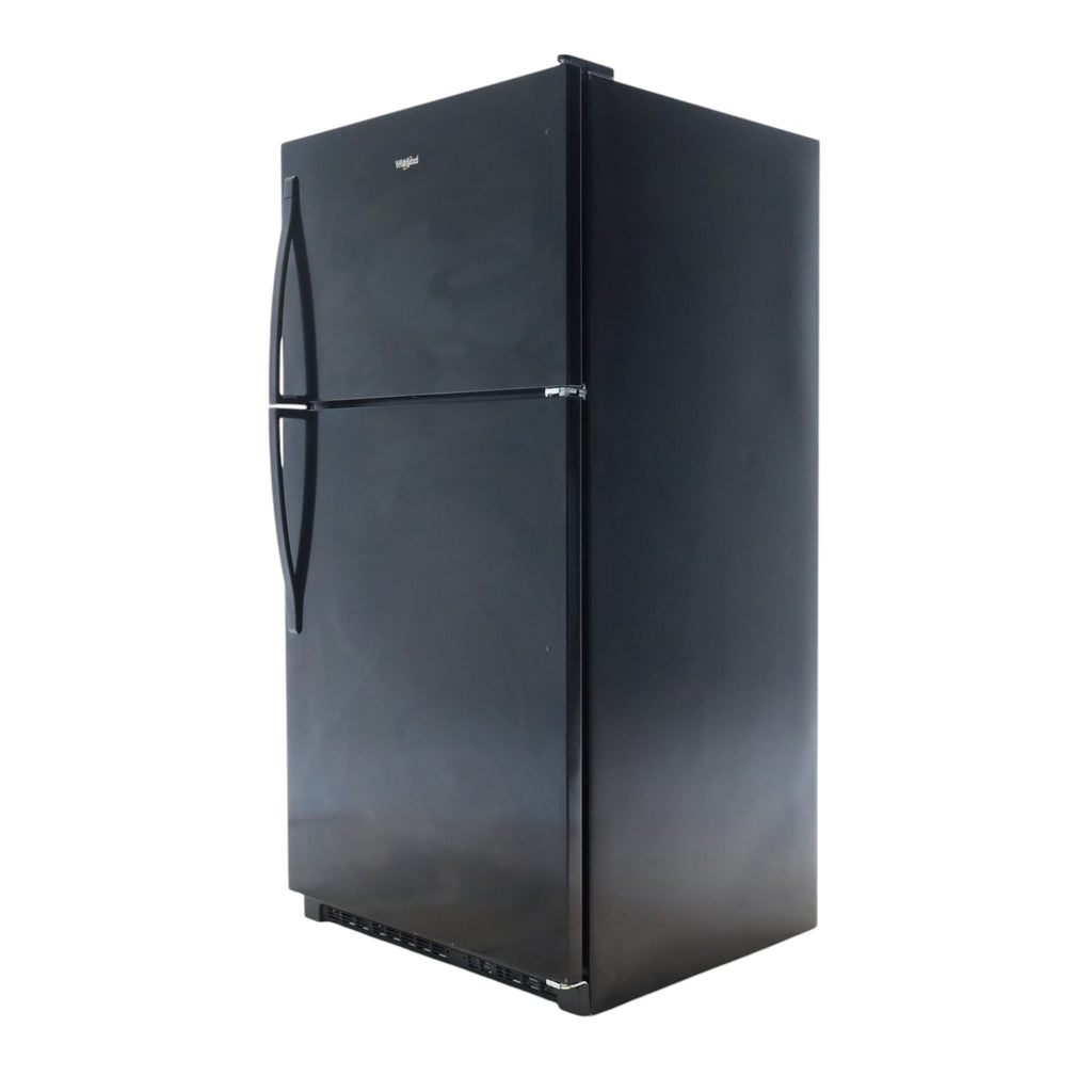 Pictures of 33 in. Wide Black Whirlpool 20.5 cu. ft. Top Freezer Refrigerator with Icemaker - Open Box - Neu Appliance Outlet - Discount Appliance Outlet in Austin, Tx