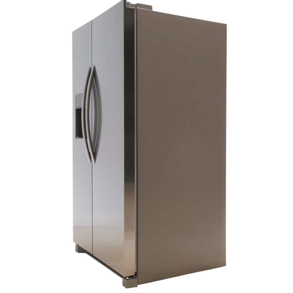 Pictures of ENERGY STAR Frigidaire Fingerprint Resistant Stainless Steel 25.6 cu. ft. Side by Side Refrigerator with Water and Ice Dispenser - Scratch & Dent - Minor - Neu Appliance Outlet - Discount Appliance Outlet in Austin, Tx