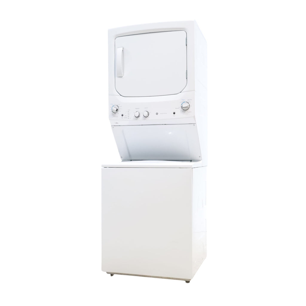 Pictures of GE 3.8 cu. ft. Laundry Center Washer and 5.9 cu. ft. Gas Dryer with Electro-Mechanical Rotary Dial Controls GUD27GSSMWW - Scratch & Dent - Minor - Neu Appliance Outlet - Discount Appliance Outlet in Austin, Tx