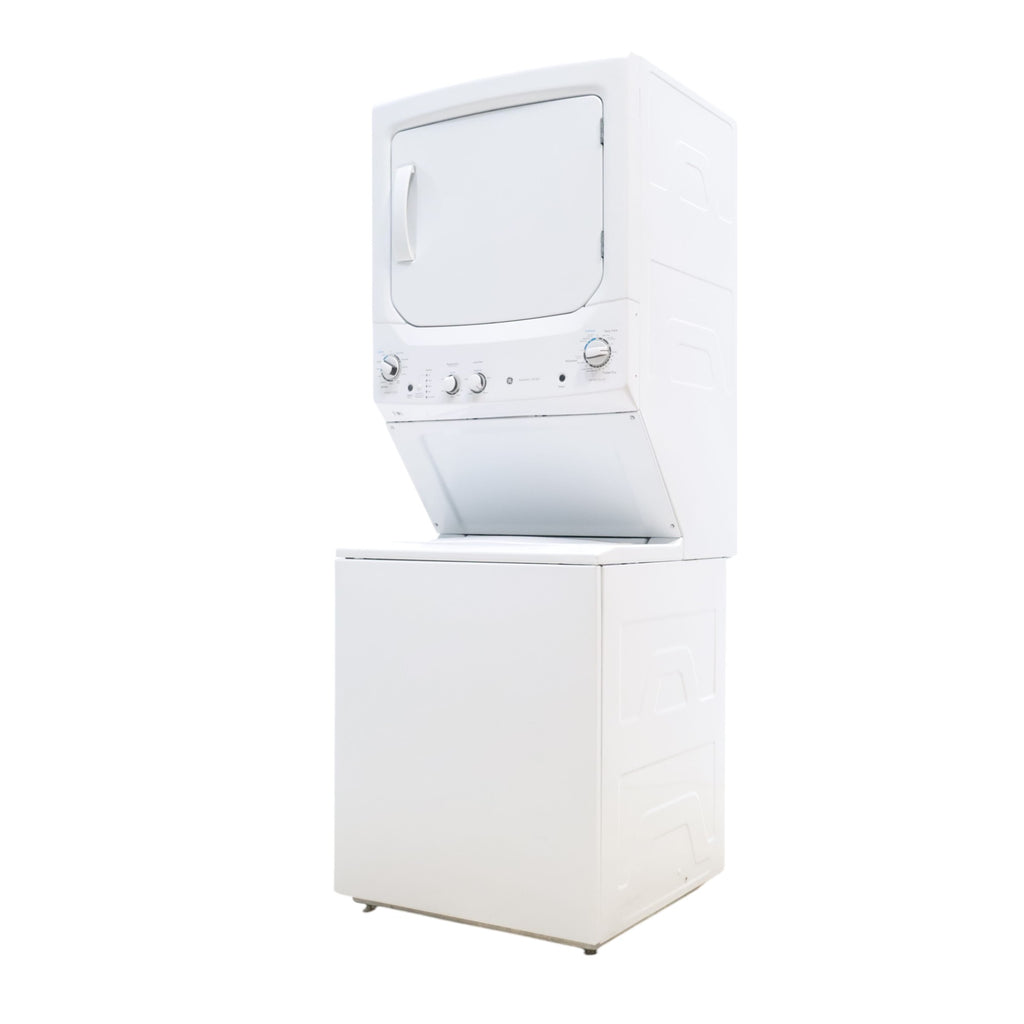 Pictures of GE 3.8 cu. ft. Laundry Center Washer and 5.9 cu. ft. Gas Dryer with Electro-Mechanical Rotary Dial Controls GUD27GSSMWW - Scratch & Dent - Minor - Neu Appliance Outlet - Discount Appliance Outlet in Austin, Tx
