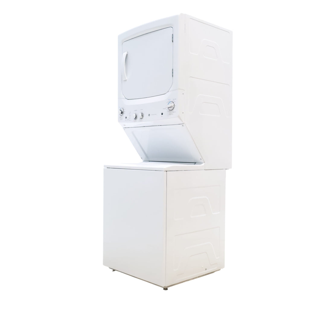 Pictures of GE 3.8 cu. ft. Laundry Center Washer and 5.9 cu. ft. Gas Dryer with Electro-Mechanical Rotary Dial Controls GUD27GSSMWW - Scratch & Dent - Minor - Neu Appliance Outlet - Discount Appliance Outlet in Austin, Tx