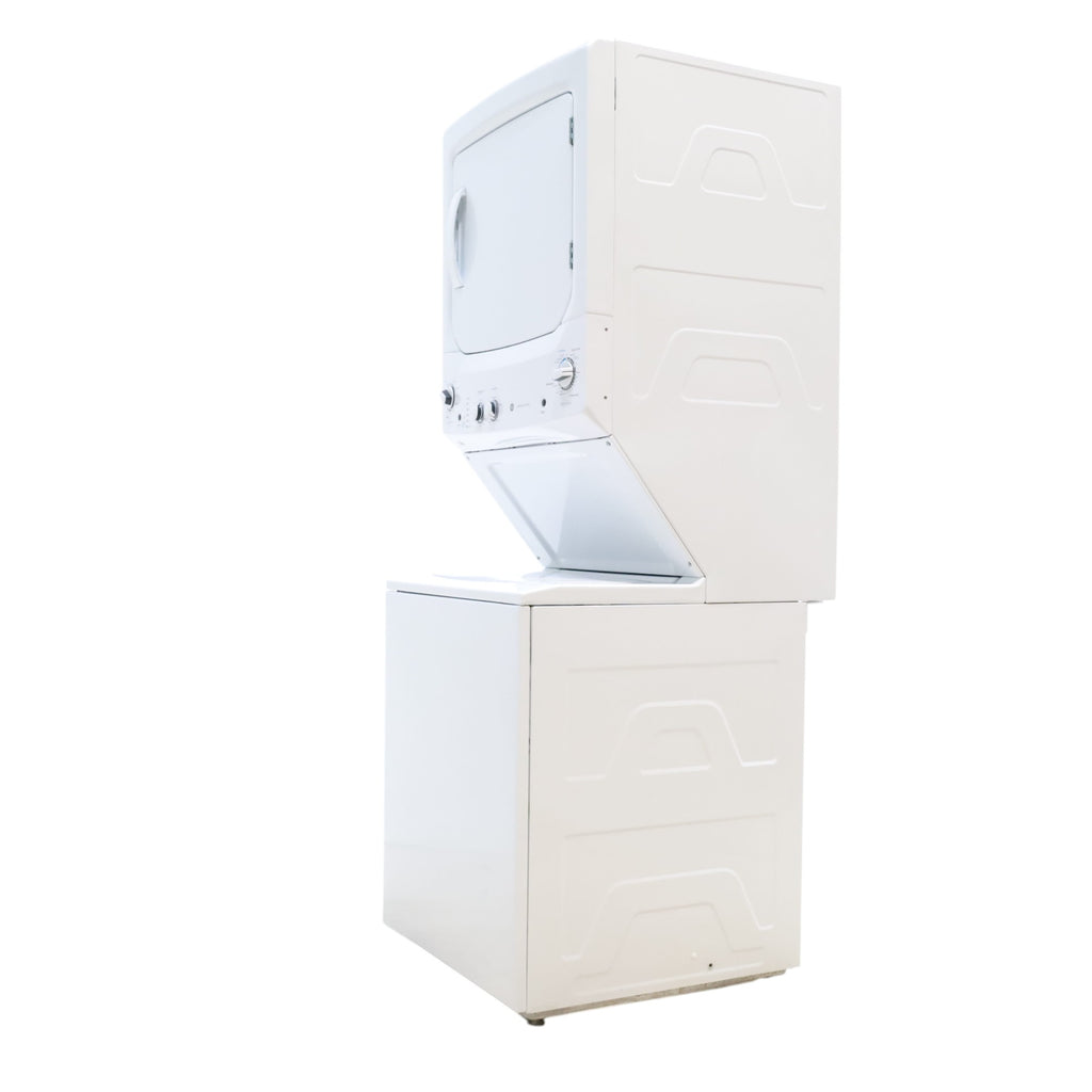 Pictures of GE 3.8 cu. ft. Laundry Center Washer and 5.9 cu. ft. Gas Dryer with Electro-Mechanical Rotary Dial Controls GUD27GSSMWW - Scratch & Dent - Minor - Neu Appliance Outlet - Discount Appliance Outlet in Austin, Tx