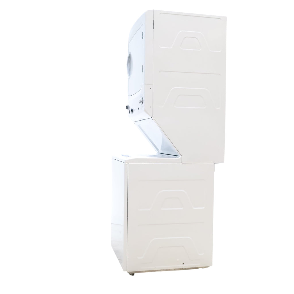 Pictures of GE 3.8 cu. ft. Laundry Center Washer and 5.9 cu. ft. Gas Dryer with Electro-Mechanical Rotary Dial Controls GUD27GSSMWW - Scratch & Dent - Minor - Neu Appliance Outlet - Discount Appliance Outlet in Austin, Tx