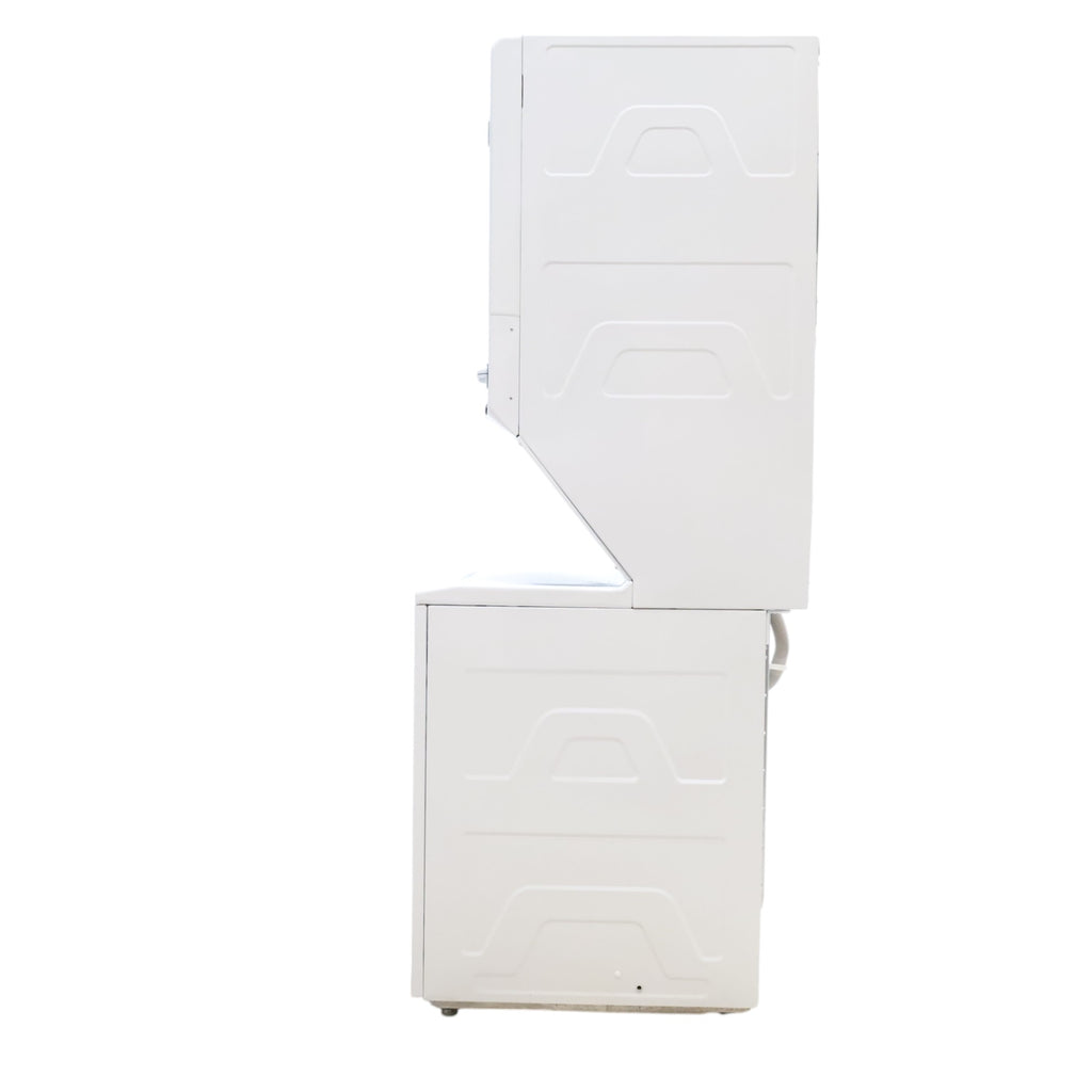 Pictures of GE 3.8 cu. ft. Laundry Center Washer and 5.9 cu. ft. Gas Dryer with Electro-Mechanical Rotary Dial Controls GUD27GSSMWW - Scratch & Dent - Minor - Neu Appliance Outlet - Discount Appliance Outlet in Austin, Tx