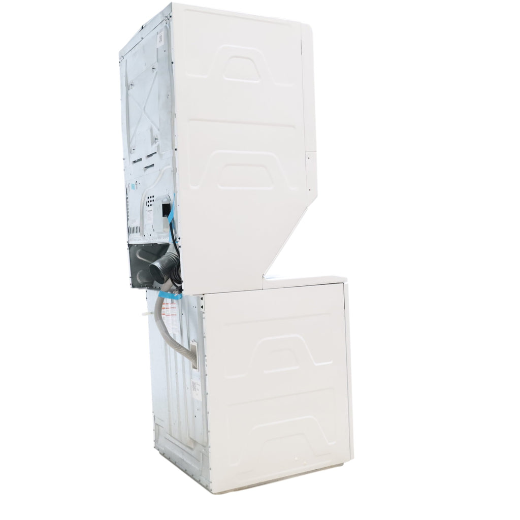 GE 3.8 cu. ft. Laundry Center Washer and 5.9 cu. ft. Gas Dryer with Electro-Mechanical Rotary Dial Controls GUD27GSSMWW - Scratch & Dent - Minor