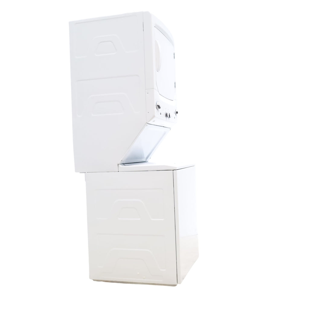 Pictures of GE 3.8 cu. ft. Laundry Center Washer and 5.9 cu. ft. Gas Dryer with Electro-Mechanical Rotary Dial Controls GUD27GSSMWW - Scratch & Dent - Minor - Neu Appliance Outlet - Discount Appliance Outlet in Austin, Tx