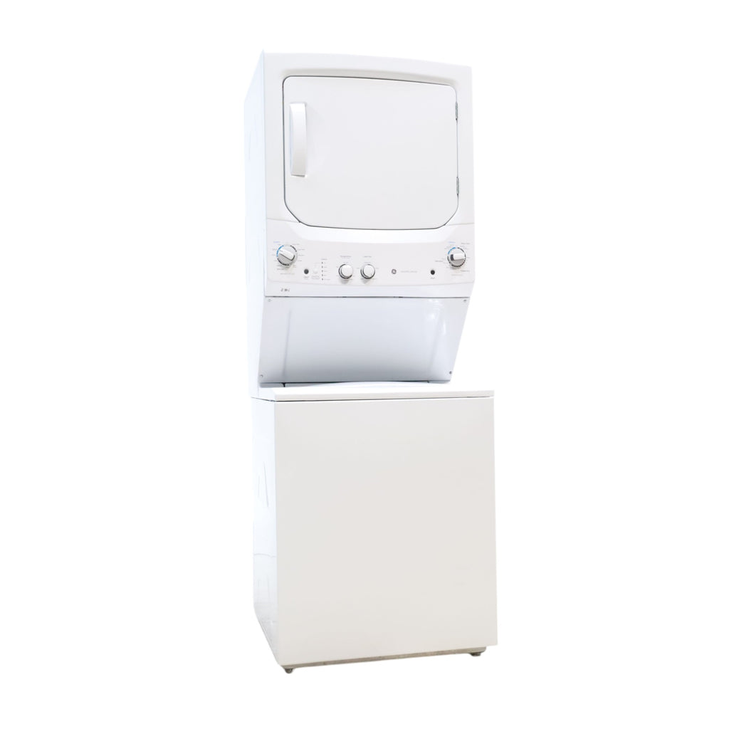 Pictures of GE 3.8 cu. ft. Laundry Center Washer and 5.9 cu. ft. Gas Dryer with Electro-Mechanical Rotary Dial Controls GUD27GSSMWW - Scratch & Dent - Minor - Neu Appliance Outlet - Discount Appliance Outlet in Austin, Tx