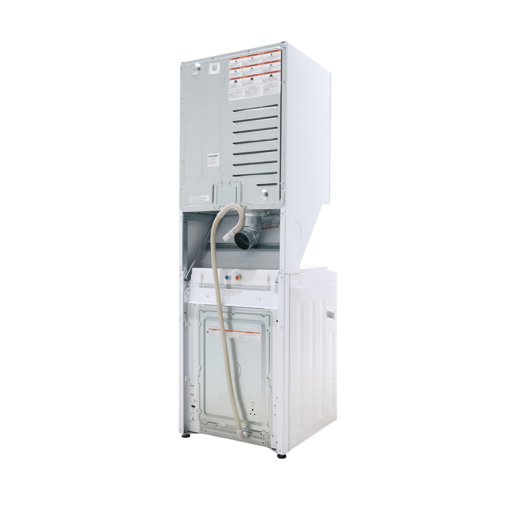Whirlpool 1.6 cu.ft Electric Stacked Laundry Center with 6 Wash Cycles, Impeller Washer and AutoDry™ WET4024HW - Open Box