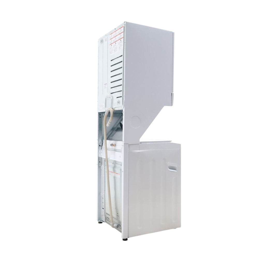 Whirlpool 1.6 cu.ft Electric Stacked Laundry Center with 6 Wash Cycles, Impeller Washer and AutoDry™ WET4024HW - Open Box