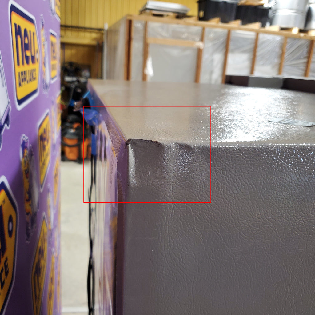 Pictures of Frigidaire Counter-Depth Professional ENERGY STAR 22.6 Cu. Ft. French Door with CrispSeal® Plus Crispers with Auto Humidity 4SD447 - PRFC2383AF - Scratch & Dent (Moderate) - Neu Appliance Outlet - Discount Appliance Outlet in Austin, Tx