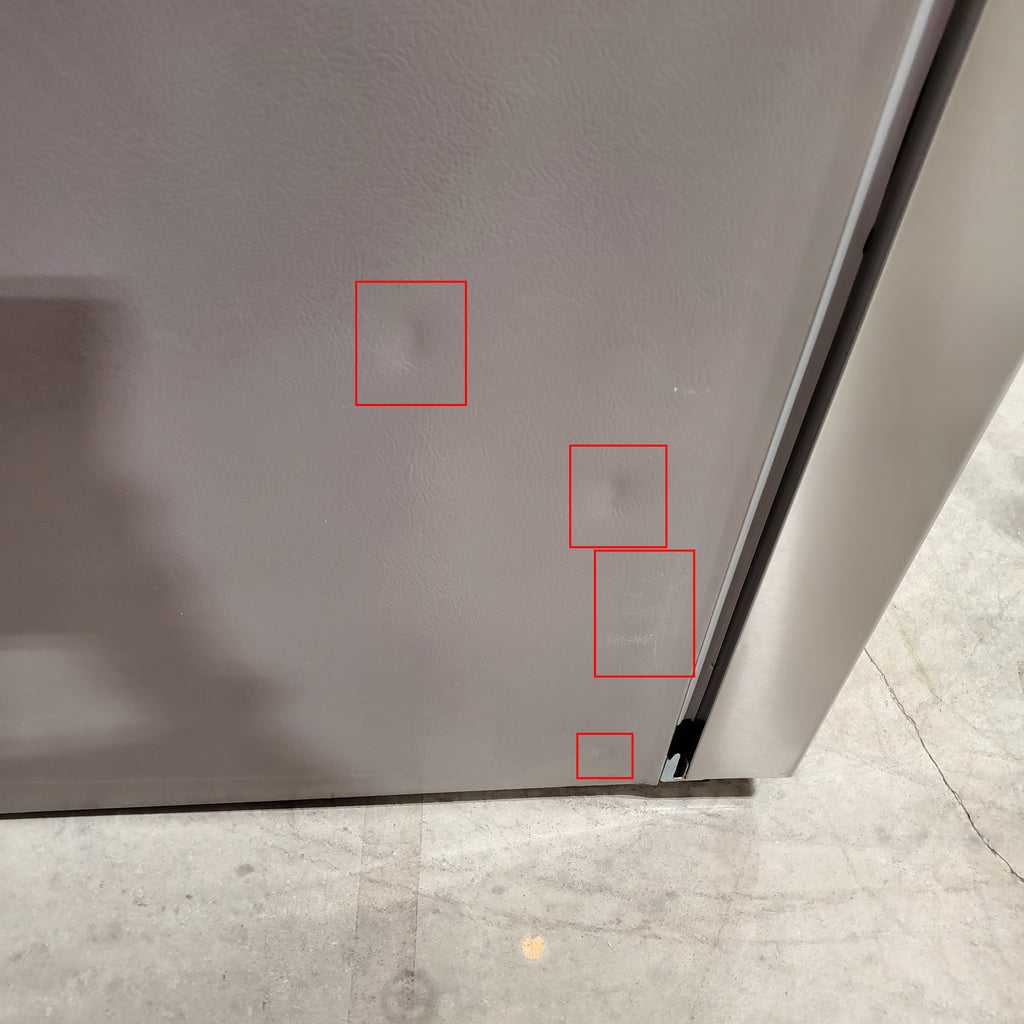 Frigidaire 27.8-cu ft ENERGY STAR French Door Refrigerator with Dual Ice Maker in Fingerprint Resistant Stainless Steel 20SD094 - GRFS2853AF - Scratch & Dent (Major)