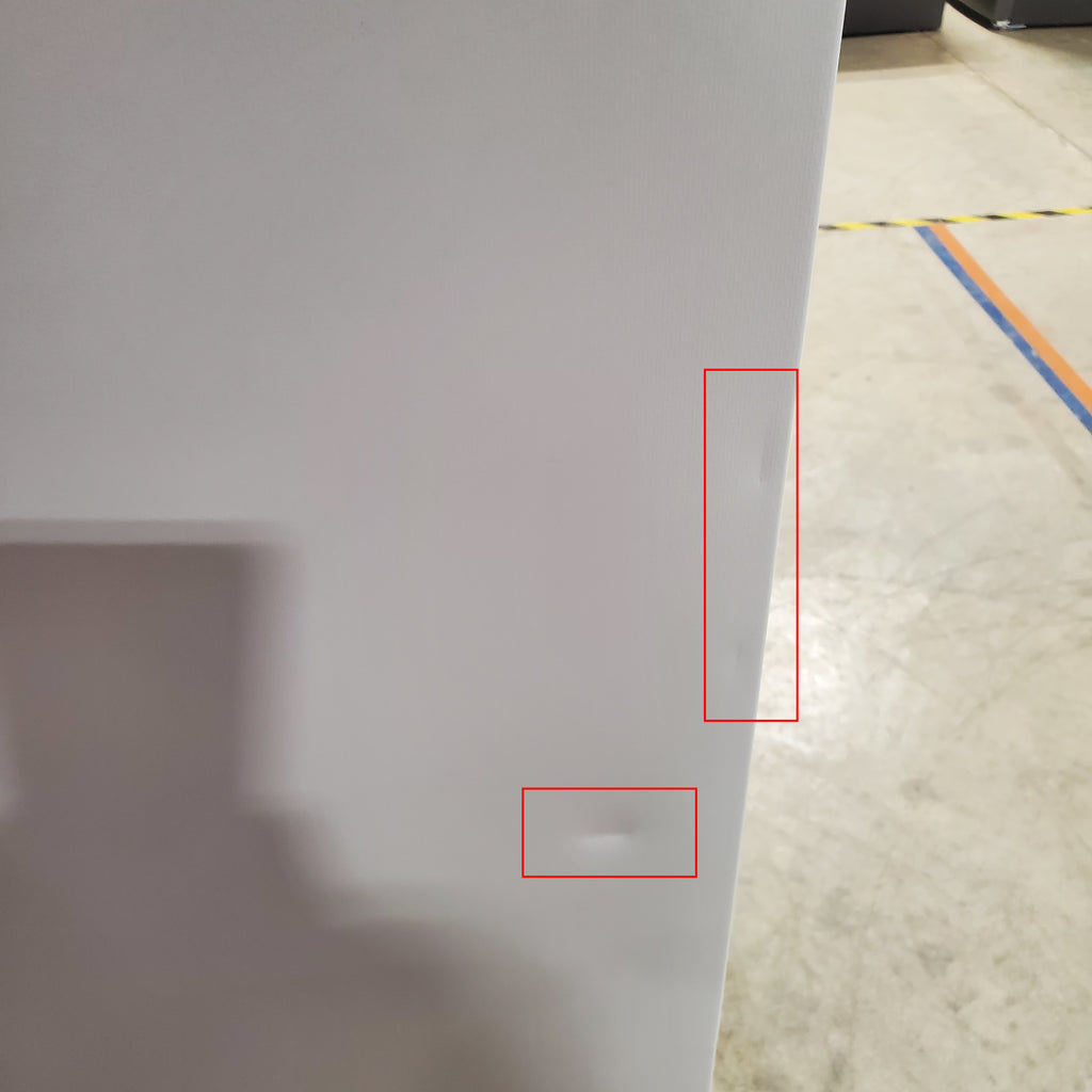 Frigidaire Top Freezer 18 Cu. Ft. Capacity Refrigerator with Spacious Interior Storage and Bright LED Lighting in White 3SD1058 - FFHT1822UW - Scratch and Dent (Minor)