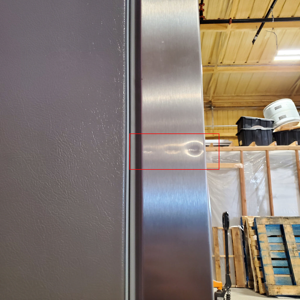 Frigidaire 25.6-cu ft ENERGY STAR Side-by-Side Refrigerator with Ice Maker in Fingerprint Resistant Stainless Steel 24SD49 - FRSS26L3AF - Scratch & Dent (Minor)