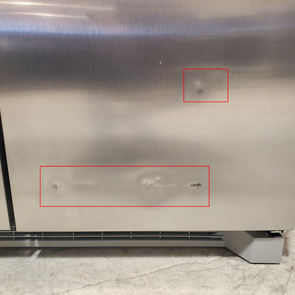 Frigidaire 25.6 cu. ft. ENERGY STAR Side by Side Refrigerator with Exterior Water and Ice Dispenser in Stainless Steel 3SD843 - FRSS2623AS - Scratch & Dent (Minor)