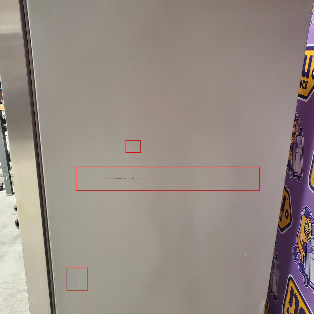 Frigidaire 25.6 cu. ft. ENERGY STAR Side by Side Refrigerator with Exterior Water and Ice Dispenser in Stainless Steel 3SD1078 - FRSS2623AS - Scratch & Dent (Minor)