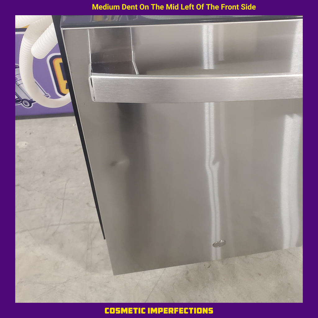 Pictures of GE® Fingerprint Resistant Black Slate ENERGY STAR® Top Control with Stainless Steel Interior Dishwasher with Sanitize Cycle GDT670SFVDS - Scratch & Dent Moderate - Neu Appliance Outlet - Discount Appliance Outlet in Austin, Tx