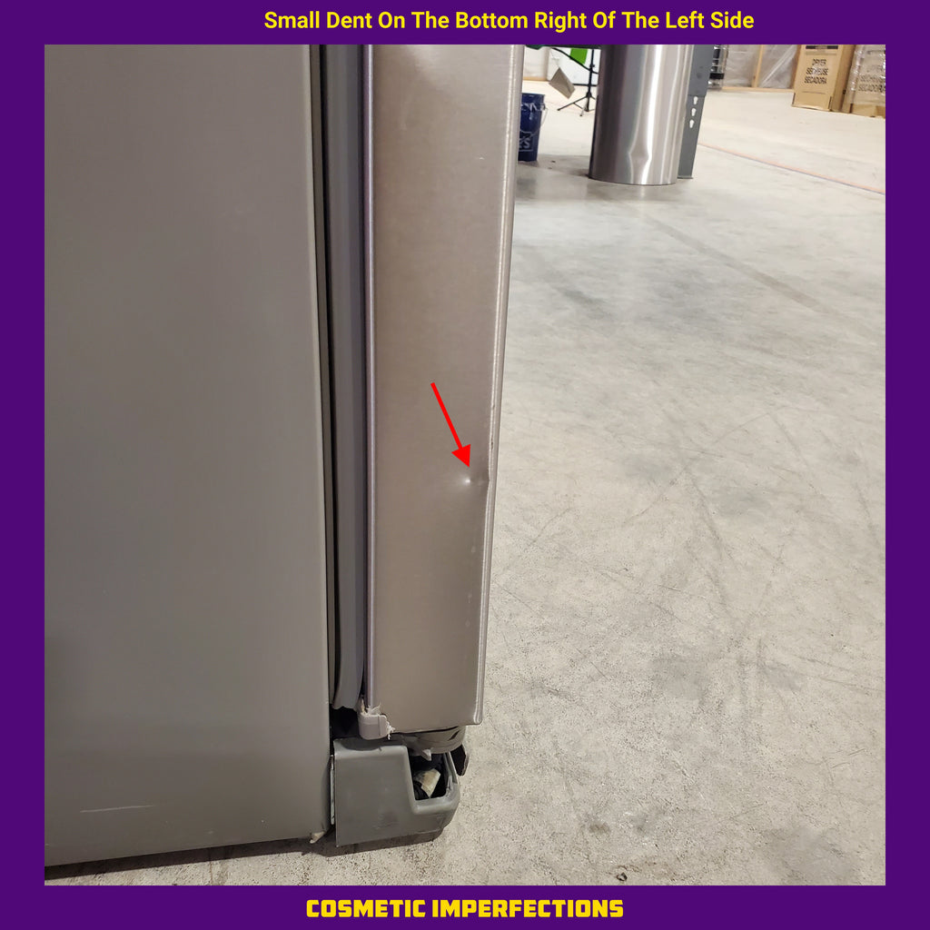 Pictures of Whirlpool Counter Depth 20.6 cu. ft. Side by Side Refrigerator in Fingerprint-Resistant Stainless Steel with In Door Ice and Water Dispenser WRS571CIHZ Scratch & Dent - Minor - Neu Appliance Outlet - Discount Appliance Outlet in Austin, Tx