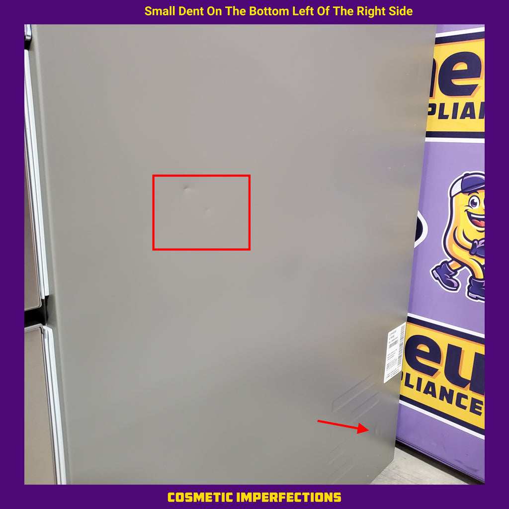 LG 29 cu. ft. Smart Standard-Depth MAX™ 4-Door French Door Refrigerator with Full-Convert Drawer™ in Print Proof Stainless Steel 22131SD89 - LF29H8330S - Scratch & Dent (Minor)