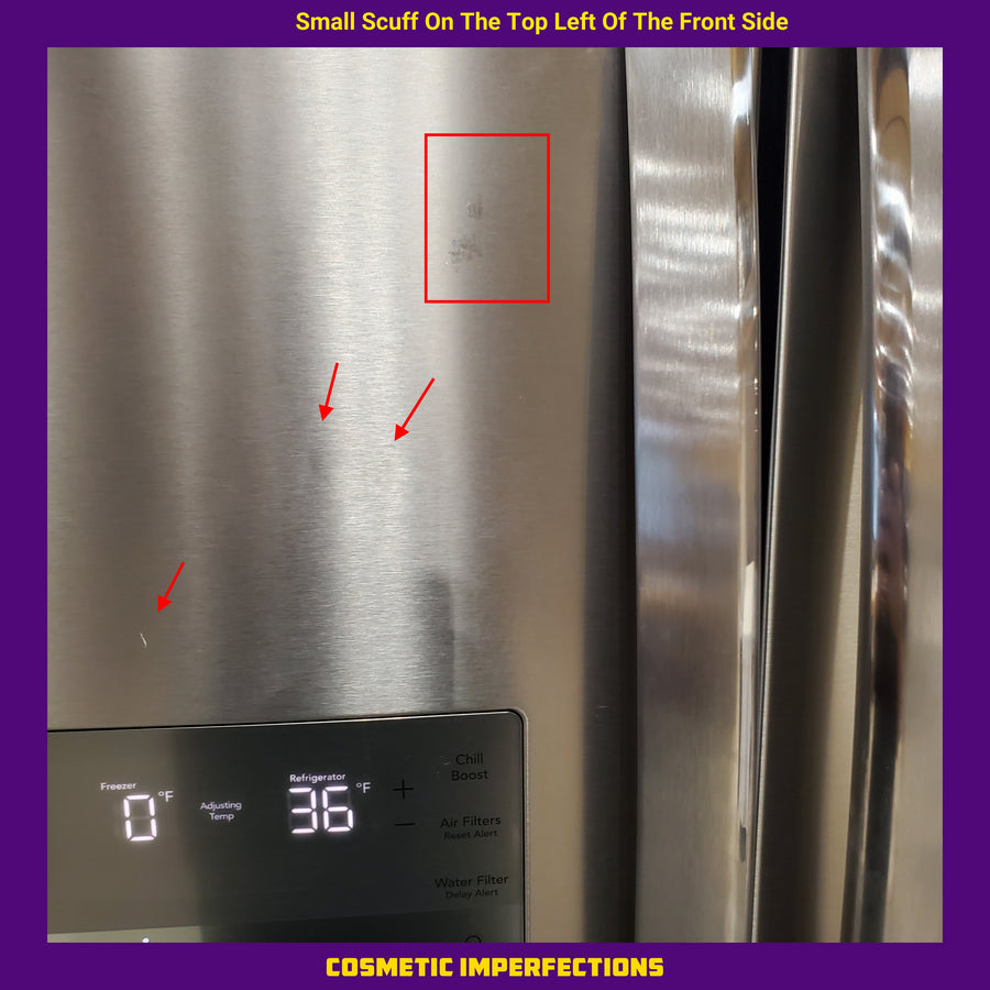 Frigidaire Gallery 22 Cu. Ft. 4-Door Counter-depth French Door Refrigerator with Ice Maker (Fingerprint Resistant Stainless Steel) ENERGY STAR 22232SD608 - GRMC2273CF - Scratch & Dent (Minor)