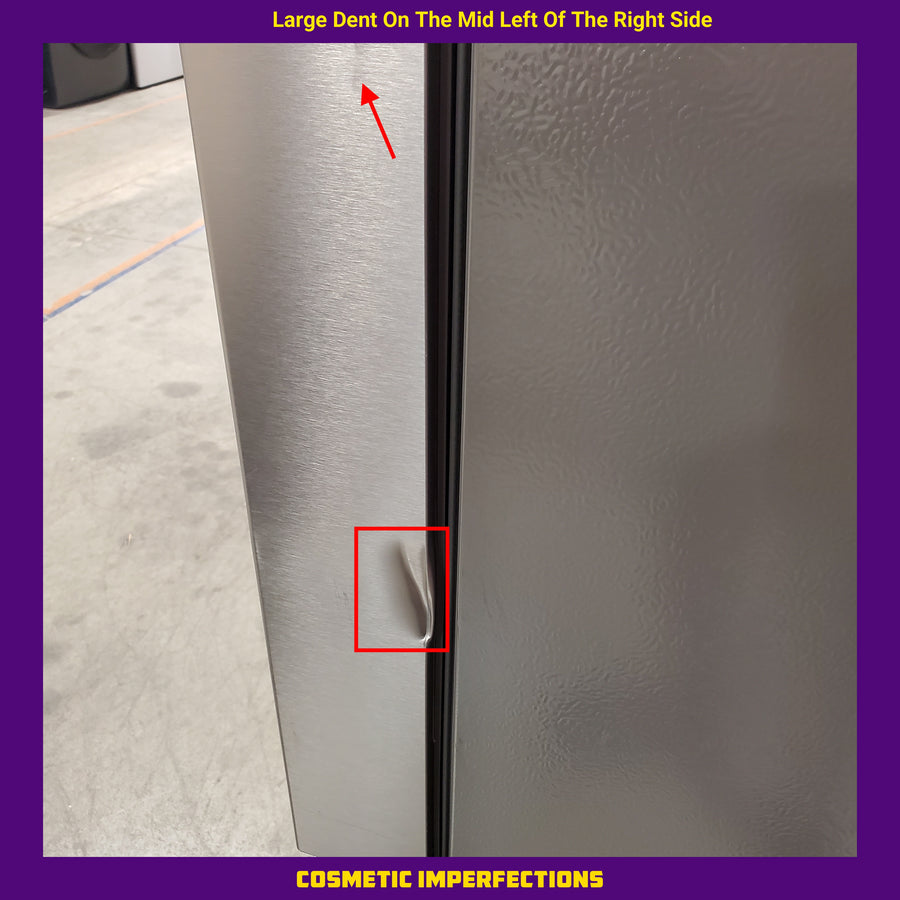 Whirlpool French Door 30 cu ft Refrigerator in Fingerprint Resistant Stainless Finish with In-Door Water and Ice Maker - 30 cu. ft. WRFF3536SZ - Scratch & Dent (Moderate)