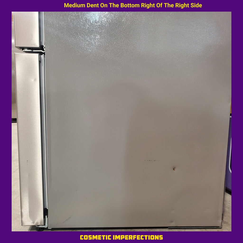 Frigidaire 27.8-cu ft ENERGY STAR French Door Refrigerator with Dual Ice Maker in Fingerprint Resistant Stainless Steel 4SD463 - GRFS2853AF - Scratch & Dent (Moderate)