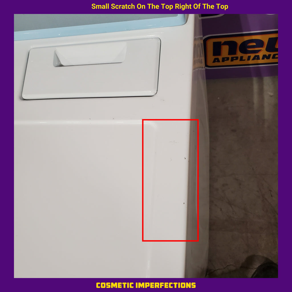 Whirlpool 3.8–3.9 Cu. Ft.  Top Load Washer with  2 in 1 Removable Agitator and Soil Level Selection WTW4957PW - Open Box and Whirlpool 7-cu ft Vented Electric Dryer 16049 - WGD4815EW - Scratch & Dent (Minor)