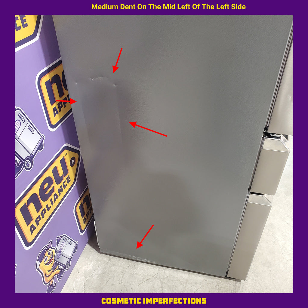 Pictures of Frigidaire Gallery 22 Cu. Ft. 4-Door Counter-depth French Door Refrigerator with Ice Maker (Fingerprint Resistant Stainless Steel) ENERGY STAR 20SD142 - GRMC2273CF - Scratch & Dent (Moderate) - Neu Appliance Outlet - Discount Appliance Outlet in Austin, Tx