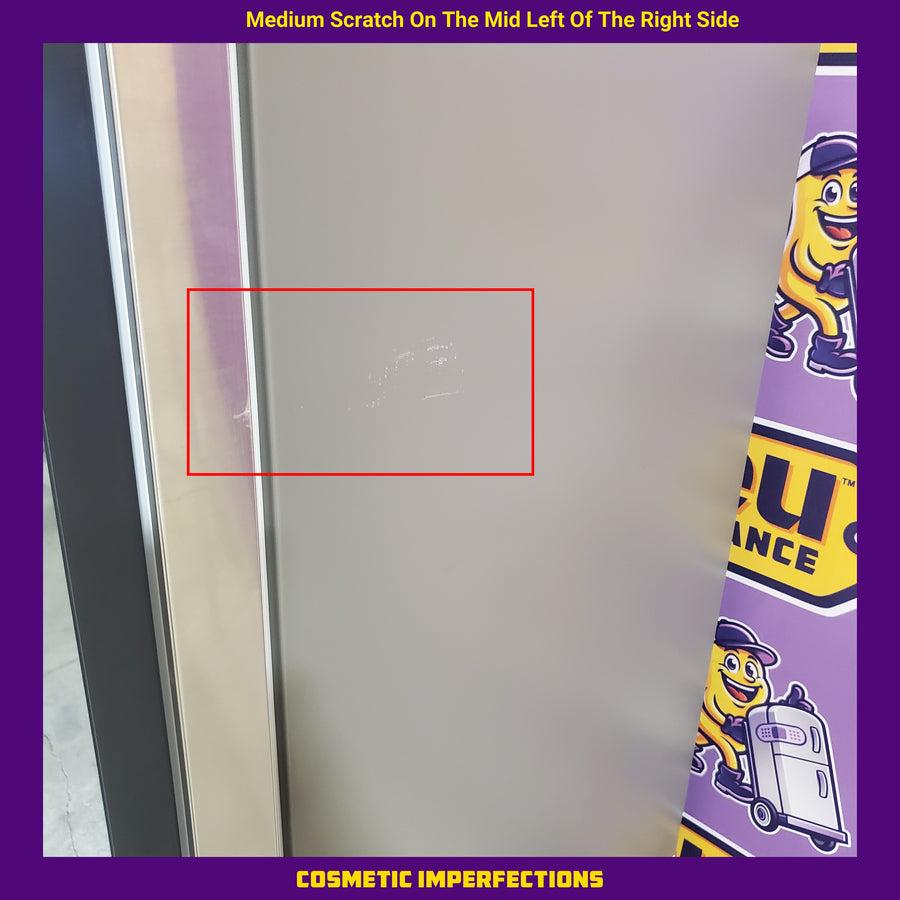 LG 26 cu. ft. Counter-Depth French Door Refrigerator in Stainless Steel with Mirror InstaView™ LRYKC2606S - Scratch & Dent (Minor)