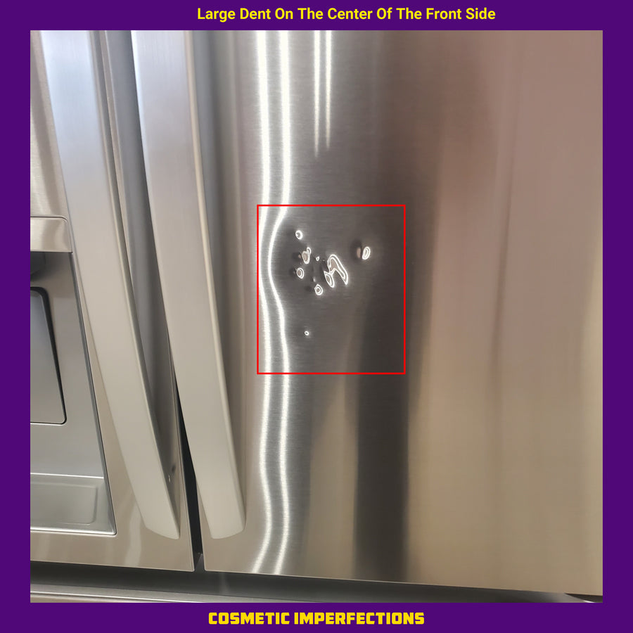 LG 29 cu. ft. Smart Standard-Depth MAX™ 4-Door French Door Refrigerator with Full-Convert Drawer™ in Print Proof Stainless Steel LF29H8330S - Scratch & Dent (Moderate)